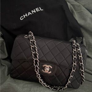 Rare CHANEL Double Sided Small Lambskin Classic Flap Bag